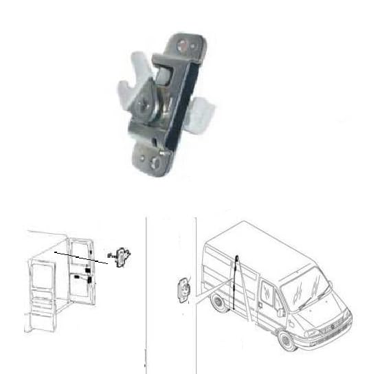 SERRATURA DESTRA PORTA LATERALE SCORREVOLE COMPATIBILE CON Citroen Jumper FIAT Ducato Peugeot Boxer 1310595080 8726.83