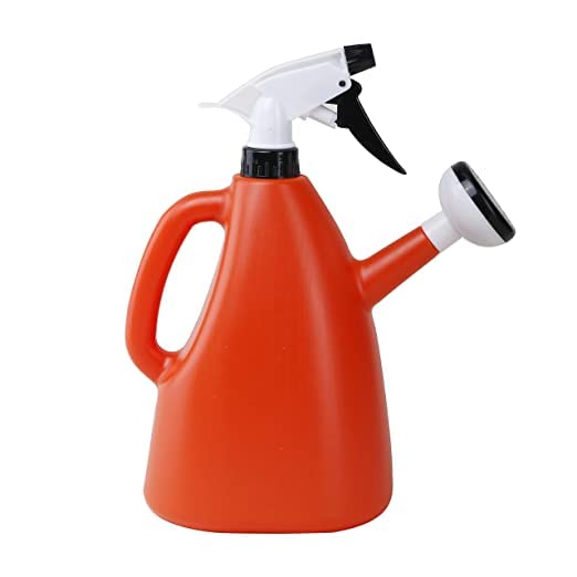 SAI Agro Plastic. 2 in 1 Watering Can with Sprayer/Water Spray Bottle/Trigger/Garden Sprinkler for Indoor and Outdoor Plants and Seed Germination/Small Watering Cane Multi Colour (Red) (B0B94QJ11Z) Amazon Price History, Amazon Price Tracker