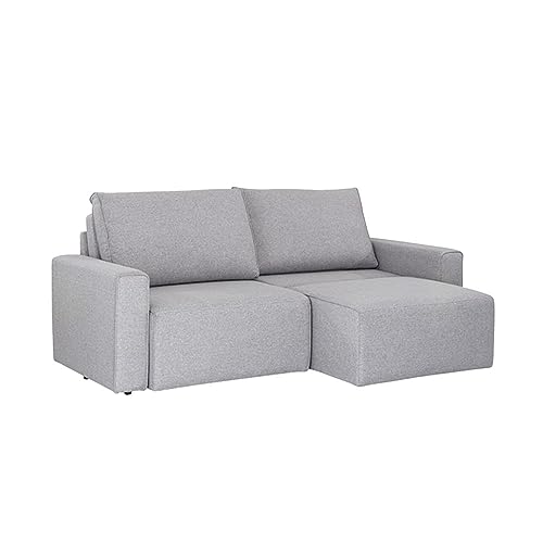 Sofá Retrátil 3 Lugares Herval Adapt, Linho Bege, 216 cm