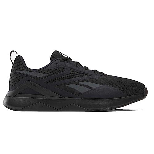 Image of Reebok Men's Nanoflex Tr 2 Sneaker, Core Black /Footwear White /Orange Flare, 7