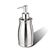 Dispenser Sapone ARKTEK - Acciaio Inossidabile Dispenser liquidi Robusto e impermeabile per Bagno e Cucina 400 ml (Riutilizzabile)