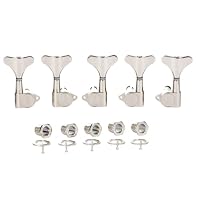 Sealed bass tuning keys, compatible with most Ibanez/Yamaha/Schecter/Warwick/Washburn and other similar style electric/acoustic basses with a headstock tuner hole size of 14mm (9/16") 18:1 Tuning Ratio for excellent tuning accuracy and minimal slippa...