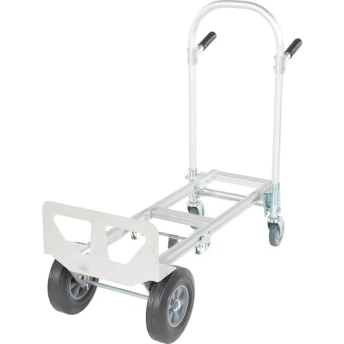 Carretilla convertible de aluminio con ruedas de goma dura miniatura 6