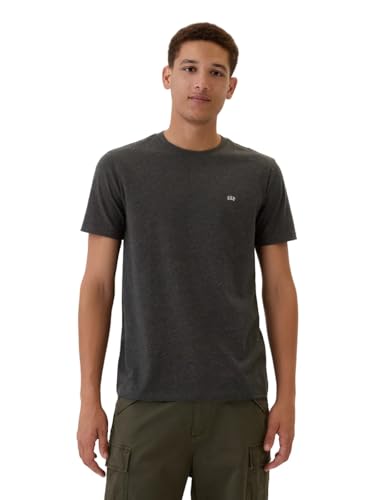 Image of Gap Men's Everyday Soft Micro Logo Crewneck T-Shirt