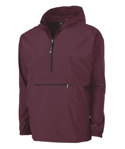 Image of Charles River Apparel Youth Pack-N-Go Pullover, Kids Lightweight Packable Water-Resistant Windbreaker