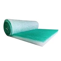 lackierkabinen filter, Booth Luft Filter Material, Lackierkabinen-Auspufffilter, Filterrollen für Lackierkabinen, Bodenfilter für Lackierkabinen(Size:2.46x65.6ft(0.75x20m),Color:Thickness: 80mm)