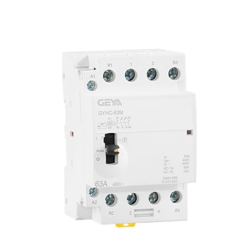 Contacteur de puissance 4P 40A 4NO modulaire haute performance sur rail Din