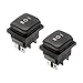 Kofelec Kippschalter, Wippschalter, EIN-Aus-EIN Schalter, DPDT, 16A 250 VAC, 6 Pins 3 Position, Mit Wasserdichtem, Schwarz 2pcs 2PCS günstig Kaufen-Kofelec Kippschalter, Wippschalter, EIN-Aus-EIN Schalter, DPDT, 16A 250 VAC, 6 Pins 3 Position, Mit Wasserdichtem, Schwarz 2pcs
