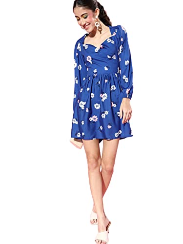 Image of SERA Women's Polyester A-Line Casual Dress