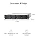 QNAP TL-R1200C-RP 12 Bay Rackmount JBOD Storage Enclosure with USB 3.2 Gen 2 Type-C Connectivity, Redundant PSU