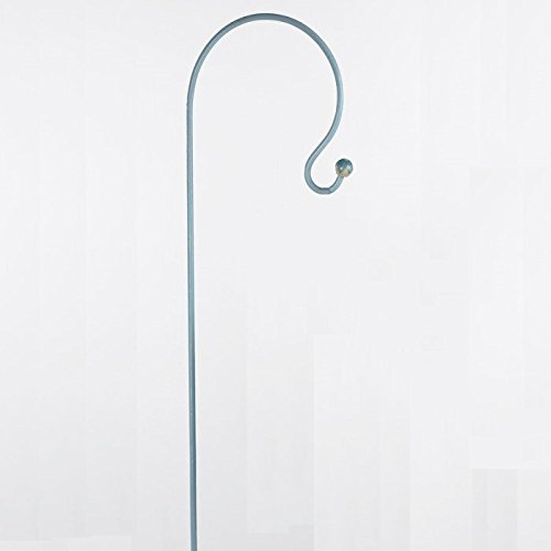 3 x Shepherd's Crook Metal Lantern Supports - Various Sizes & Colours Available! (1.5m, Sky Blue)