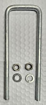 4pcs Boat Trailer U-Bolts Hot Dipped Galvanized Square 3/8" X 2 1/16" X 3 3/8" E - Foto 10