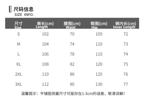 Men's Straight Leg Pocket Print Cargo Pants Vintage Drawstring Sweatpants Outdoor Casual Joggers Pants4