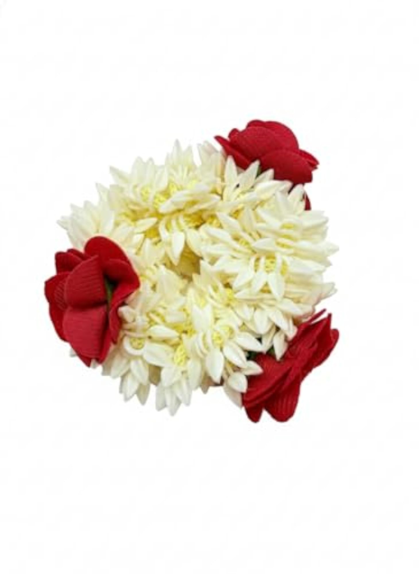 White-Red Mix Gajra Sample Piece