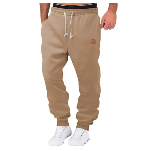 Pantalones de chándal largos para hombre, cintura elástica, pantalones de chándal para hombre, pantalones cargo Harajuku de corte relajado, pantalones de tela para correr, pantalones de trabajo,
