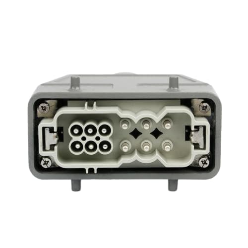 Enchufe de aviación rectangular 40A con expulsión lateral para alta resistencia
