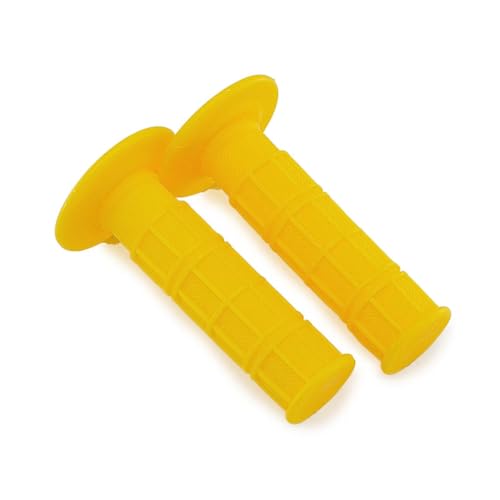 Poignées moto jaune 22mm en caoutchouc pour sessions intenses de MX Dirt Bike