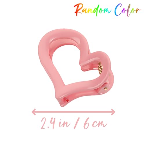 Pack de 10 pinzas pequeñas en forma de corazón miniatura 2