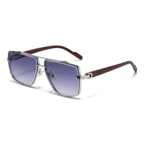 Trendy Sunglasses for Women Men Shape Double Bridge Sun Glass Driving