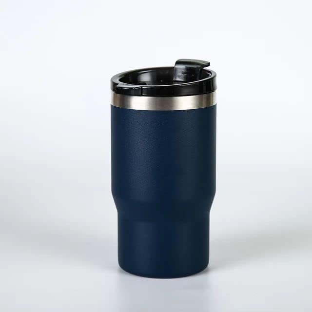 14oz 4 in 1 Stainless Steel Can Cooler Beer Bottle Insulator With 2 Lids for 12oz can&bottle, Double walled insulated Thermocooler &Travel Mug Holder Keeping Your Bevearge Cold (Navy#) - Image 5