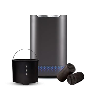 Nagual Electric Kitchen Composter, Indoor Mill Grinder Food Recycler Bin, 0.66gal/Odorless/Low Noise/Auto-Stop, Countertop Disposer Turn Food Waste into Fertilizer