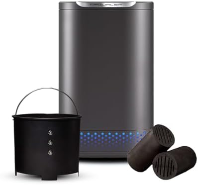 Nagual Electric Kitchen Composter, Indoor Mill Grinder Food Recycler Bin, 0.66gal/Odorless/Low Noise/Auto-Stop, Countertop Disposer Turn Food Waste into Fertilizer