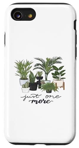 Just One More Plant - Lady Mom �����̉� �t���[���� �X�}�z�P�[�X iPhone SE (2020) / 7 / 8 �p