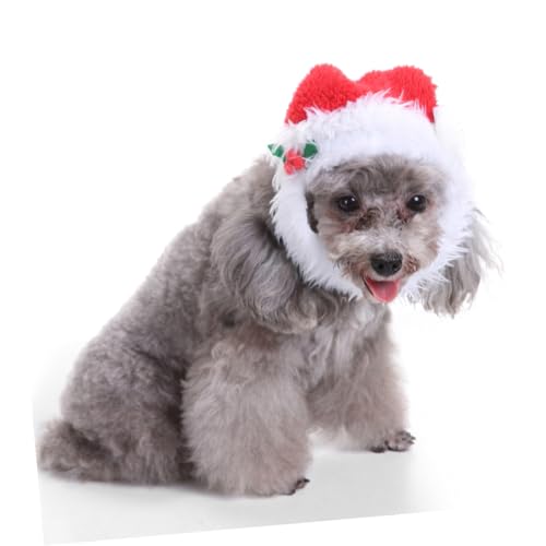 Set gorro y bandana navideña para perros pequeños M miniatura 5