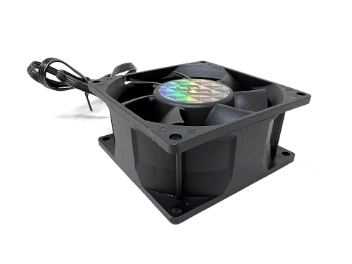 Image of b-BlasterPWM 80x38 2Ball NMB Japanese Bearing PWM High Speed Fan ranging 500 to 5000 RPM with 108 CFM. UL, CE, FCC, RoHS, Reach Certified High Speed PWM Fan