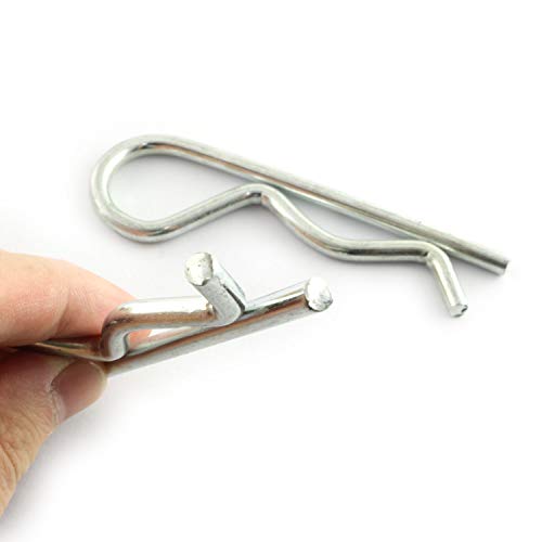 Lq Industrial 2 Pcs Stainless Steel R Clips Spring Retaining Wire Hair Pins Lynch Cotter M5X100 #TOP3