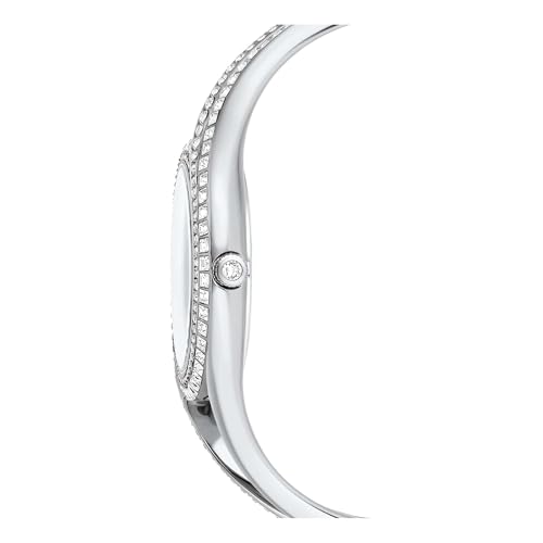 Image of Swarovski Hyperbola Collection Watch, Swiss Made, Edelstahl Silberton, One Size, Hyperbola Watch Bracelet Bangle