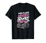 A las chicas también les gustan los camiones monstruos - Four Wheeler Monster Truck Camiseta