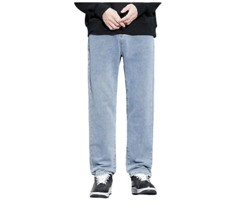 Men's Baggy Jeans High Fashion Wide Leg Denim Trousers Straight Comfortable Casual Pants