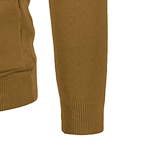 JEsilunmaMY Mens Solid Color Button Down Cardigans Casual V Neck Knit Sweaters with Pocket Lightweight Cardigan Knitwear4