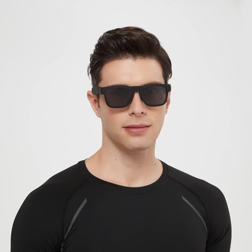 Image of OhO Smart Glasses,Polarized Sunglasses with Bluetooth Speaker,Athletic /Outdoor UV Protection and Voice Control, (B66)