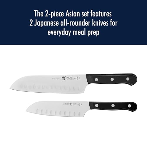 HENCKELS Solution Razor-Sharp 2-pc Knife Set, Santoku Knife 5 Inch, Santoku Knife 7 Inch, German Engineered Informed by 100+ Years of Mastery, Stainless Steel by HENCKELS - Image 2