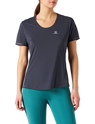 Collant long de trail respirant Salomon Agile pour course à pied femme