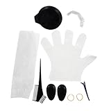 10Set Hair Dyeing Tool Set with Brush and Color Bowl Includes Hair Dye Cape and Gloves for Home Salon Use Elegant Design for Comfortable Hair Coloring