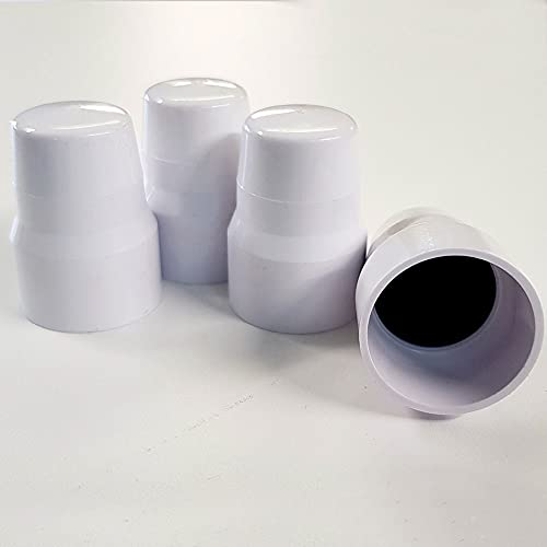 Astral Agencies - Radiator Valve Caps - Durable Plastic Valve Caps Easy Fit - Includes Rubber Washer - Universal Replacement Valve Covers Pack of 4pc (Colour - White)