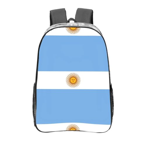 Sac à dos transparent drapeau argentin idéal pour école et voyages