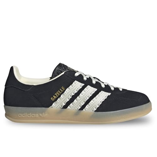 adidas Chaussures Gazelle Indoor W Code JS1412 Noir Femme, Noir blanc, 38 EU
