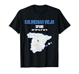 colmenar viejo que ver Diseño gráfico de estilo retro de la ciudad española Colmenar Viejo. Un regalo perfecto y recuerdo para los no locales. Es para turistas, cumpleaños y cualquier persona que viva en la ciudad de Colmenar Viejo.