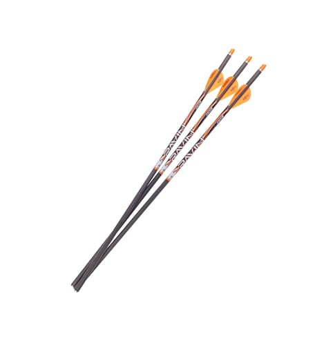 RAVIN R133 Match Weight Lighted .003-Carbon Crossbow Arrows 20' 3-Pack - 400 Grain Lighted Nock Technology Crossbows Only (Except R500/R470/R18)