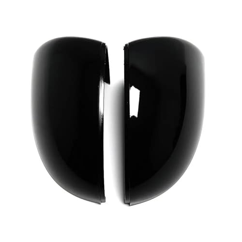 Carcasa de espejo para VW Touareg 7P6857537 7P6857538 negro brillante