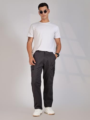 Image of Thomas Scott Relaxed Fit Cargo Trousers for Mens