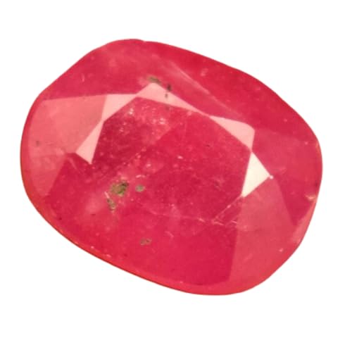 Rubis rouge naturel ovale 9,7x7,62 mm pour création de bijoux de valeur