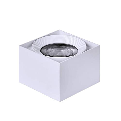 Spotlight 7W surface montée plafonnier carré led anti-reflet pour bureau