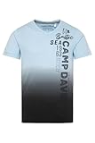 camp david photos Occasions : loisirs Camp David T-shirt Dip Dye pour homme avec logo vertical Artwork, Noir , XXXL