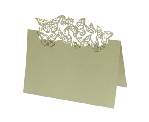 Marque-place papillon cœur creux pour placer 100 invités facilement