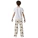 Yuiboo Soft & Cute Loungewear Watercolor Animal Faces Pajama Pants Houses with Pockets 9-10Y